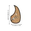 Guitar Pickguard Stringed Instrument Anti-Scratch Sticker Scratch-Resistant Protective Sticker Pickguard For Acoustic Guitar