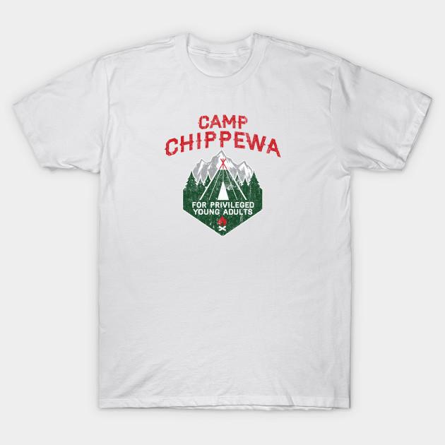 

Men Black Print T-shirt Camp Chippewa - Addam S Family Values No-Cut Transfer Paper Print Cotton Tshirt XL білий