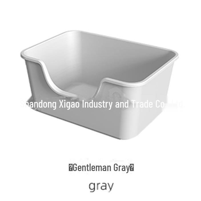 Spacious Thickened Semi-Enclosed Cat Litter Box