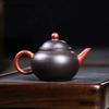130ml Yixing Purple Clay Teapots Handmade Raw Ore Black Gold Sand Tea Pot Beauty Tea Infuser Kettle Chinese Zisha Tea Set