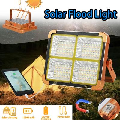 LED-Solarleuchten, wiederaufladbare Lampe, Taschenlampe, Camping-Laterne, tragbare Beleuchtung, Lichter für den Außenbereich, tragbare Camping-Lichter