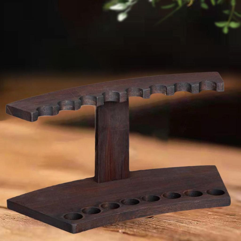 Incense Sticks Holder Rack Elegant Detachable Portable Wood Shelf Incense Tube