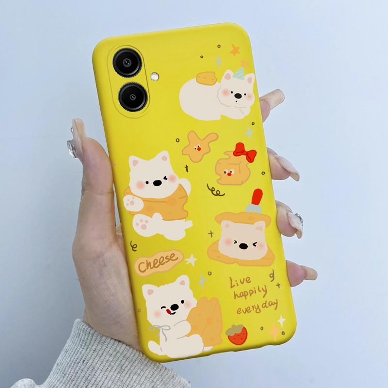 For Samsung Galaxy A06 Casing A065 SM-A065F A06 4G GalaxyA06 Cover Cute Astronaut Panda Flowers Pattern Candy Soft Silicone Case