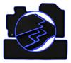 CARLUX-BLUE Car Mats For: Toyota Yaris III Petrol (2011-2019)