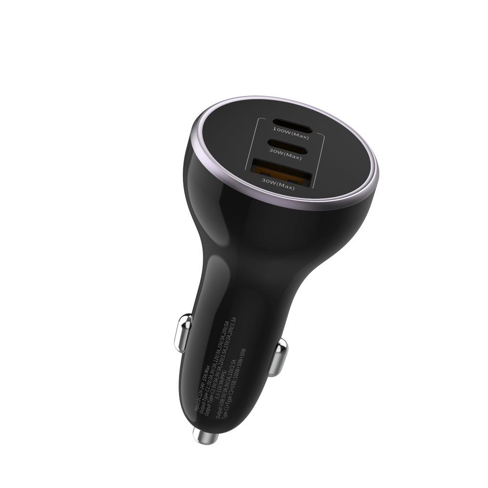 

Многопортовое автомобильное зарядное устройство высокой мощности для телефонов и планшетов F714 Neutral Color Box Packaging чёрный