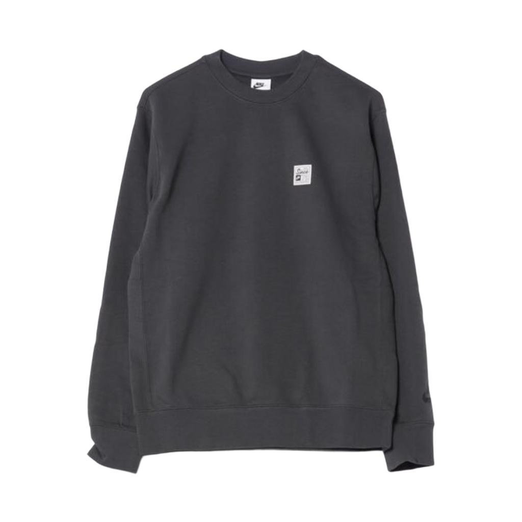 Nike Crew Neck Logo Long Sleeve Sweatshirt Men sweatshirt Black HF5535-070
