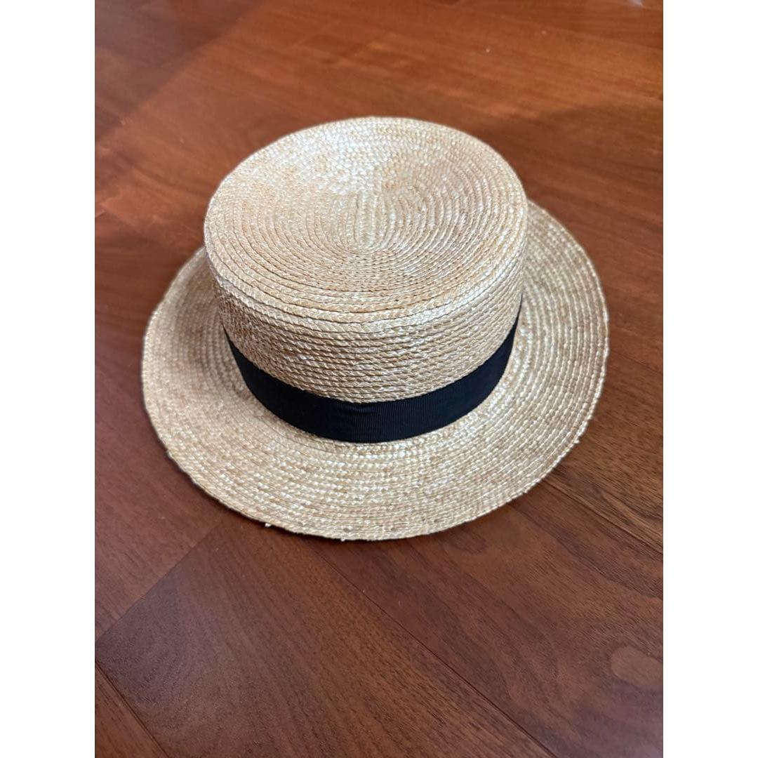 Used BEAMS JAPAN Straw Hat Marutaka Hat Factory
