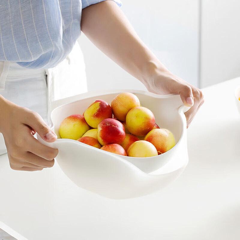 Chahua Antibacterial Double-Layer Kitchen Draining Basket