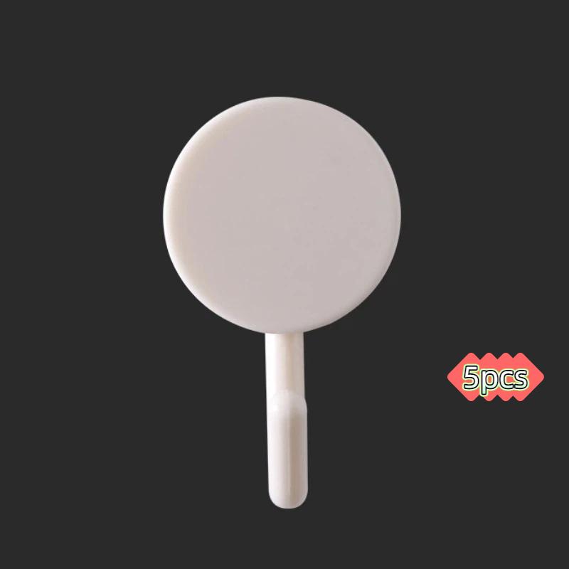 Adhesive Hook Cute Creative Hook Decorative Adhesive Punch-free Wall Stickers Small Hook Wall Hanging Wall Creative 10 Pack