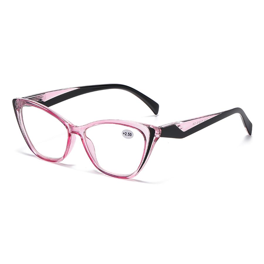 New Transparent Cat Eye Reading Glasses Retro Fashion Hyperopia Eyeglasses Women and Men Reading Eyewear+1.0+1.5+2.0+3.0+3.5+4.0