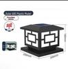Solar Outdoor Post Cap and Guardrail Light for Courtyard and Construction Sites