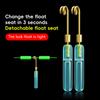 10PCS Detachable Sliding Float Seat Copper Head Quick-Rotating Float Seat Anti-Winding Fishing Group Accessories