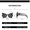 2Pack Unique Bat Shaped Sunglasses For Women Vintage Funny 90S Eyewear Fashion Novelty Goth Eyewear For Halloween Costume Party
