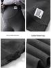 Fleece-Lined Maternity Pants: Belly Support without Constriction, Ideal for Petite and Plus-Size Women, Winter Wear, Base Layer.