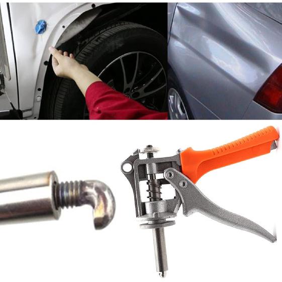 Car Dent Repair Tool Flat Hole Paintless Dent Repair Kit Free Sheet Metal Dent Repair Process Hole Autobody Repair Tools As Shown