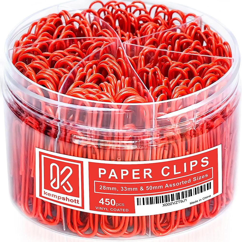 Paper Clips Multicolor 450pcs Mixed Binder Clips for Office School Supplies