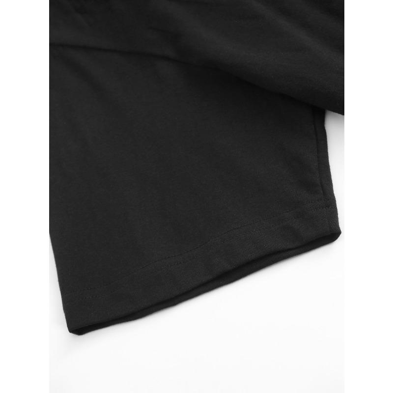 Men'S T-Shirts, Men'S Fashion Trendy "Blessed by GOD" Letter Print Regular Fit