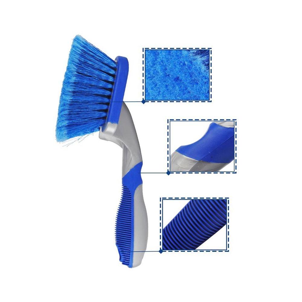 1Pc Car Wheel Soft Brush Tire Cleaner Washing Tools Blue for Auto Detailing Motorcycle Cleaning Tools Universal Car Accessories