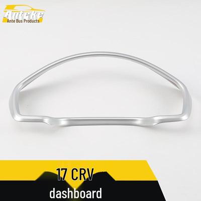 Compatible 17 CRV Dashboard Trim Kit: Bright Ring, Console, Steering Wheel, Decorative Frame Stickers for Car Accessories.