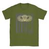 Army Parachute Wings Badge and US Flag Airborne T Shirt Short Sleeves Vintage Tops Summer 100 Cotton Oversize Tees