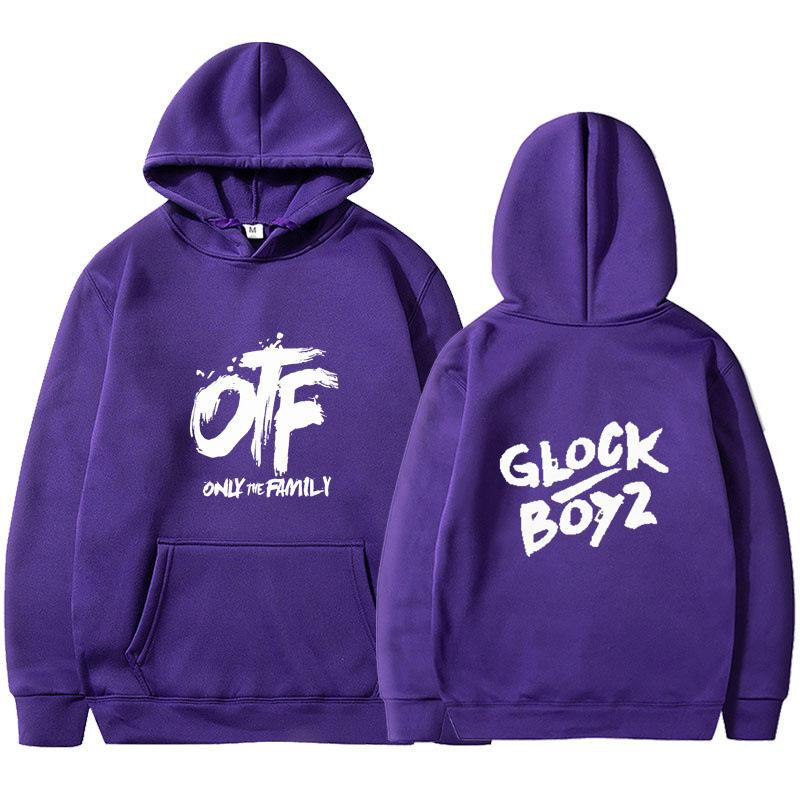 2025 new OTF letter print men's and women's hoodies spring and autumn goth casual comic pattern sweater