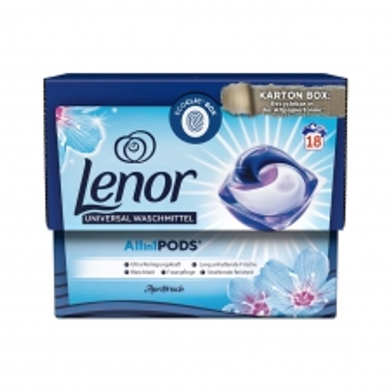 

Lenoa All-in-One Wool Capsule Laundry Detergent, 18 Capsules (April Fresh)