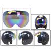 Casco da Motociclista Antivento a 3 Bottoni   Anteriore   Su     Vento   Sostituzione Visiera per Occhiali da Sole da Casco da Motociclista