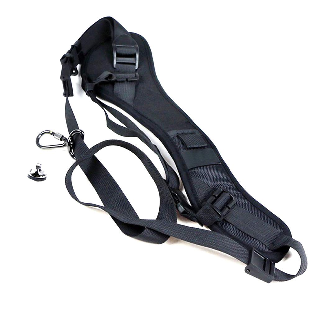 Camera Sling Strap with Safety Tether Padded Neck Wrist Strap Adjustable and Comfortable Shoulder Belt for DSLR for SLR Camera