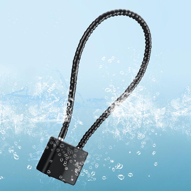 Keyed Steel Wire Padlock, Anti-theft Cabinet Lock for Dormitory, Luggage, and Helmet Protection