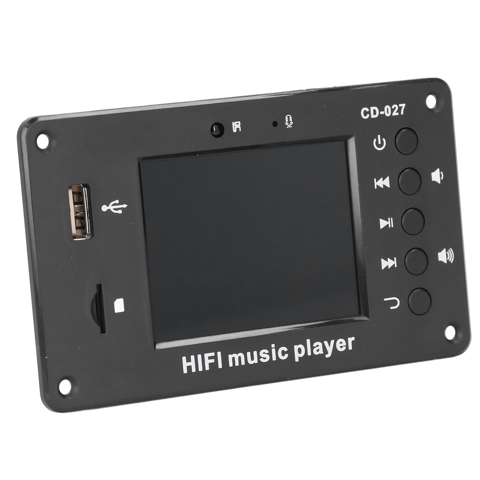 

Декодер BT 2,8-дюймовий TFT дисплей Календар Годинник Декодування без втрат Звуковий приймач BT 7V-24V