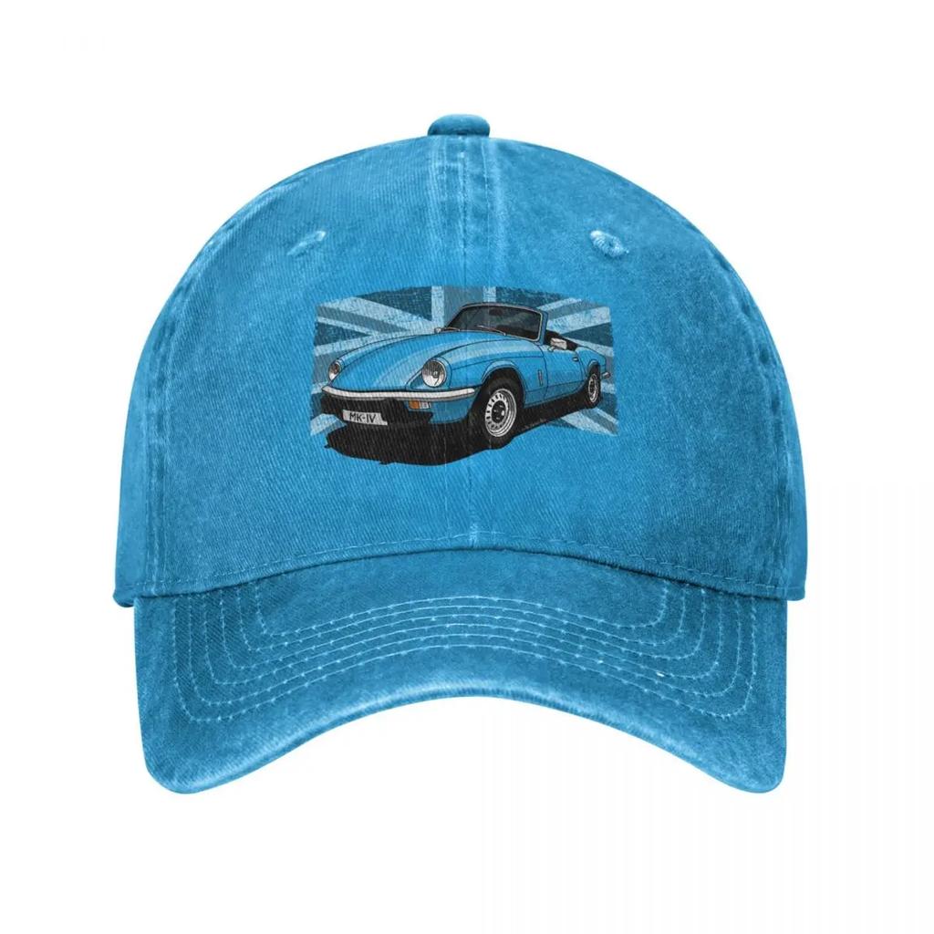 The Coolest English Roadster Ever Baseball Cap Golf Hat Sunscreen Luxury Caps Funny Hat Luxury Women Unisexs