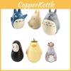 Cute Totoro Bobblehead Figure Pvc And Resin Material Cartoon Anime Desktop Decoration Set Of 3 Characters In One Box Characters)