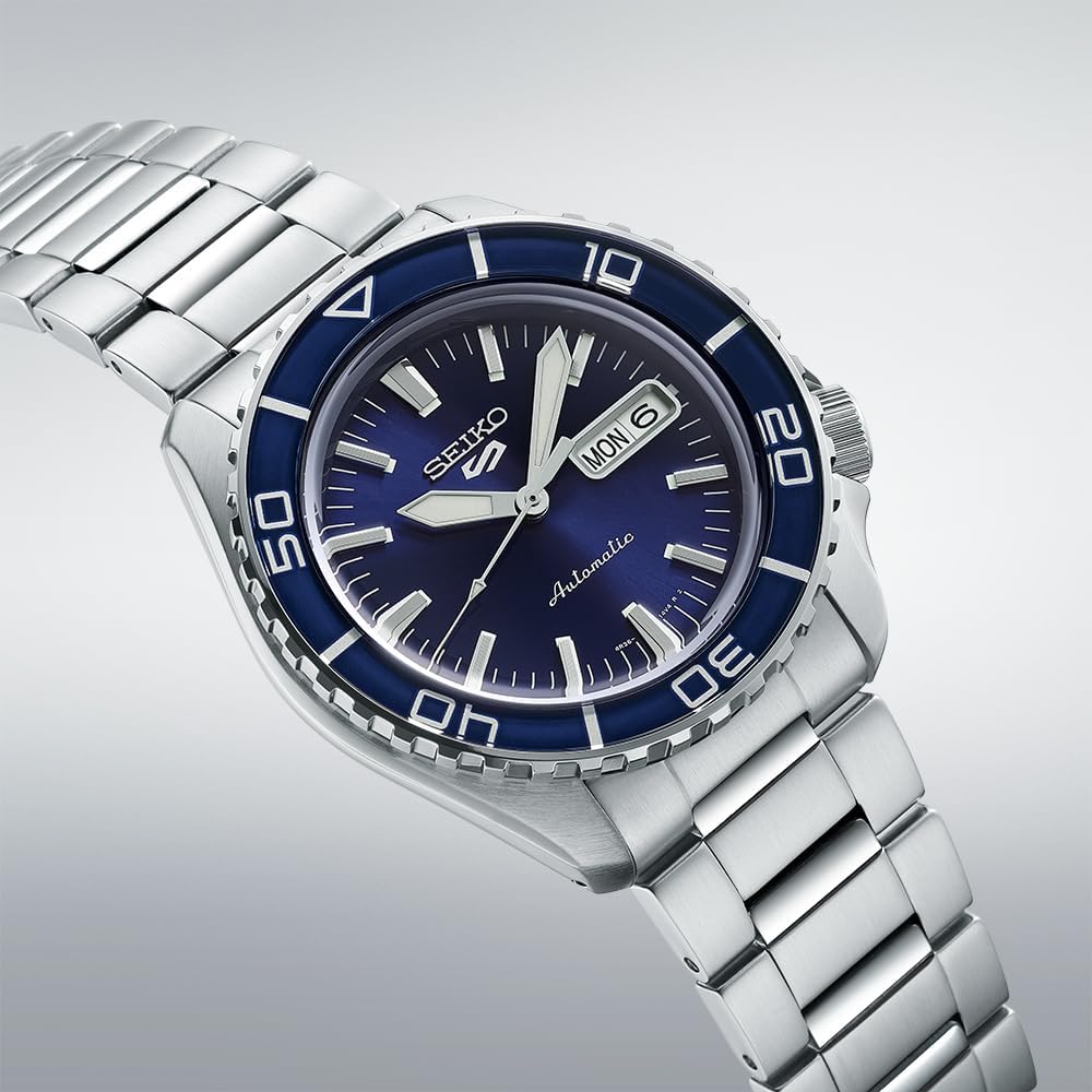 Seiko 5 Sports SKX Suits Style Men's Watch SBSA259 Black Stainless Steel 100m Water Resistant