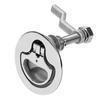 with Back Plate and Screw Boat Hatch Latches 316 Stainless Steel Boat Deck Hardware