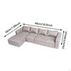 Miniature L Shaped Sofa, Corner Sectional Couch DIY Accessories Furniture Room for 1/6
