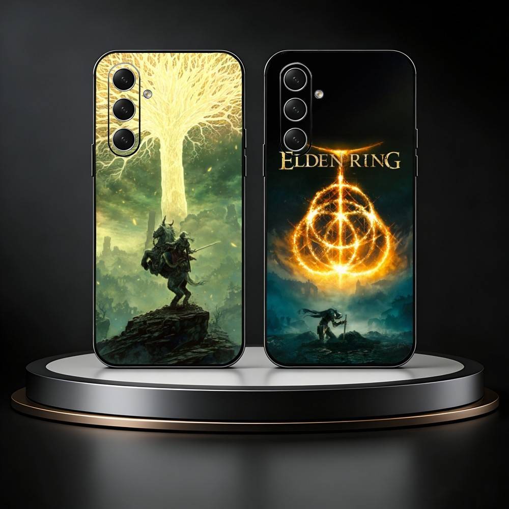 Game E-Elden Ring Phone Case For Samsung Galaxy A73,21,22,32,71,53,52,51,80,5G Soft Black Cover