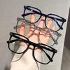 1/2/3pcs Anti-blue Light Glasses for Women Retro Flat Frame Simple Regular Eyeglass Blue Light Blocking