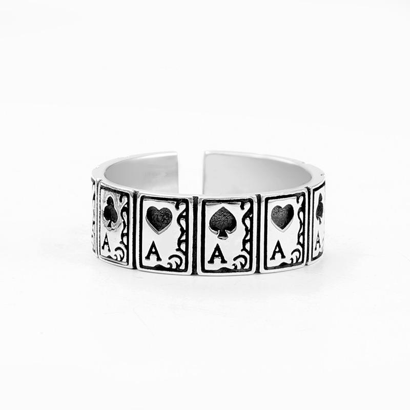 Poker Ring - Men's Trendy Open Finger Ring