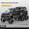 1/32 Scale Dodge Tyrannosaurus RAM 1500 TRX 6X6 Pickup Truck Alloy Car Model Diecast Collection Hobbies Simulation Birthday Gifts Boy