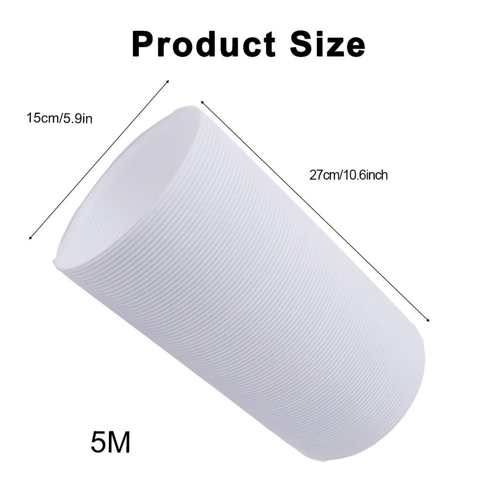 Stretch Exhaust Pipe 130mmx1.5m 130mmx2m Polypropylene