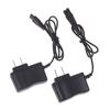 1Pc EU Plug Glare Flashlight Accessories Double Hole Charging Cable 220V 110V Direct Charging Torch Light Charger Power Cord