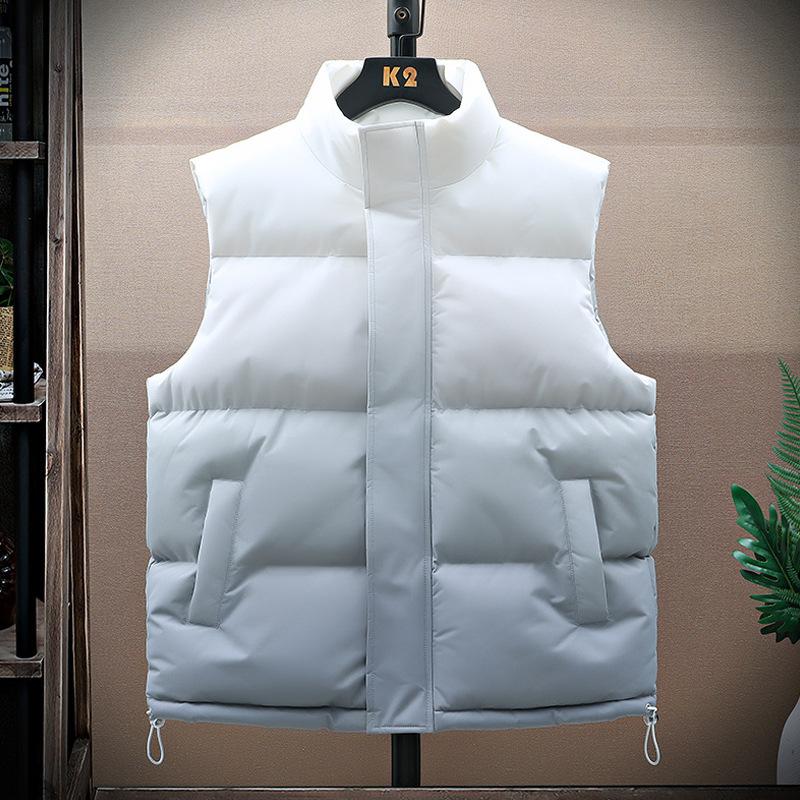 Gradually change the new vest men's warm trendy brand cotton thickened sleeveless vest casual jacket top