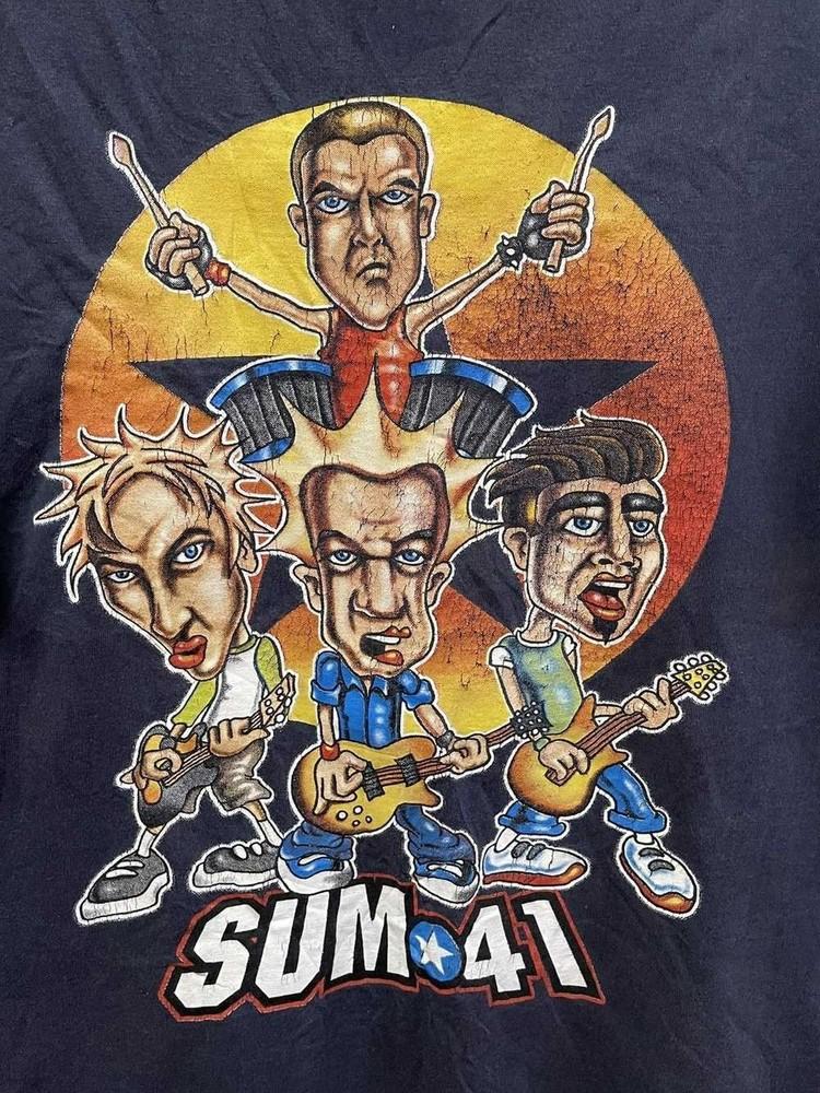 Sum 41 Band TShirt Unisex Cotton Tee All Size S To 4XL Unisex T-Shirt S