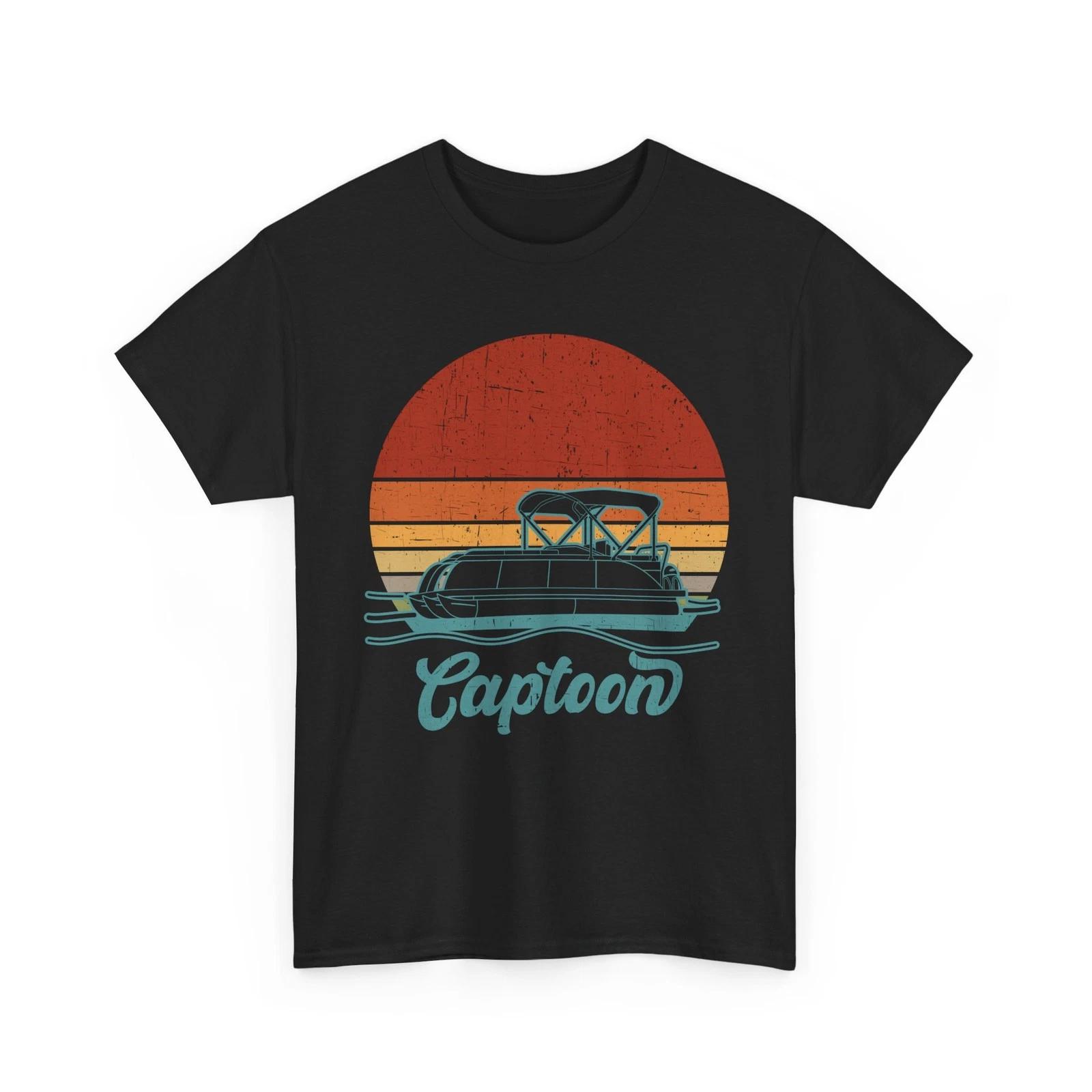 Captoon Shirt, Captain of the Boat Boating Boat Lovers Women Men Shirt 3XL