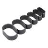 6-teiliges Set Lederschneidformen 35 40 45 50 55 60 mm Langer Durchmesser Elliptische Form Leder Hohl
