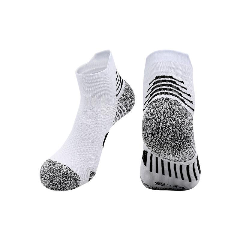 Adult Towel Bottom Socks Non-Slip Tennis Training Badminton Socks Table Tennis Sports Socks Professional Running Socks msize34-38