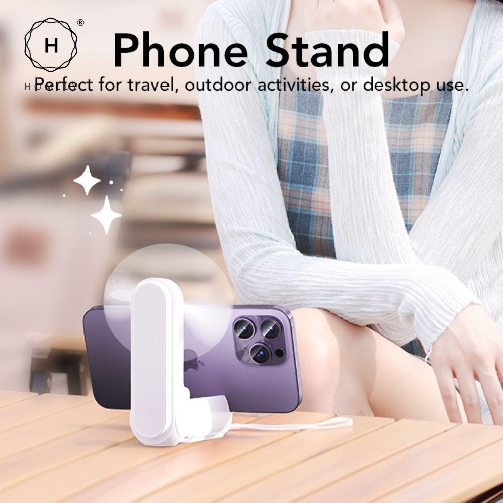 Homlly 5 in 1 Portable Handheld Pocket Fan with Power Bank, Flash Light, Mirror & Mobile Phone Holder X3PCS