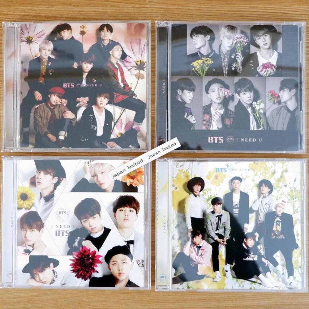 BTS I NEED U Japanese Ver. HMV , Pony Canyon , 1st Limited Edition CD DVD / Opened