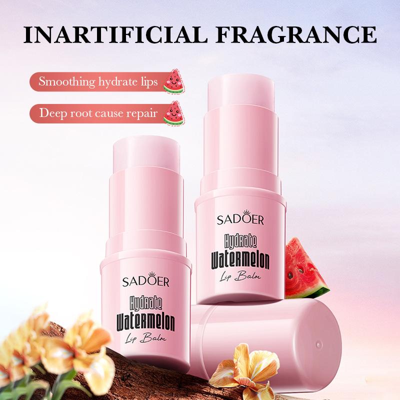 SADOER Nicotinamide Water Nourishing Watermelon Lip Balm 4.5g