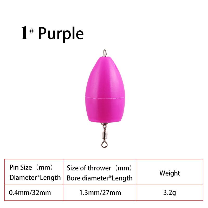 

Fishing Lure Weight Adjustment Device with Pin and Swivel Ring for Enhanced Casting Distance Compatible with Various Lures and Accessories One Size